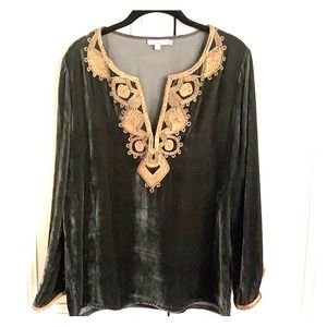 “Calypso” Velvety top